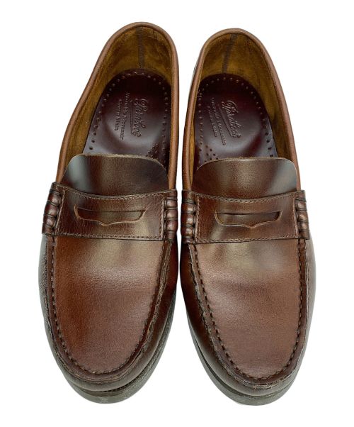 PARABOOT（パラブーツ）PARABOOT (パラブーツ) コインローファー ブラウン サイズ:4の古着・服飾アイテム