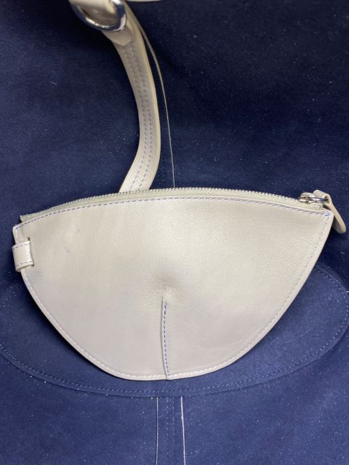 J&M DAVIDSON（ジェイ＆エム デヴィッドソン）J&M DAVIDSON (ジェイ＆エム デヴィッドソン) マーケットトートバッグ グレーの古着・服飾アイテム