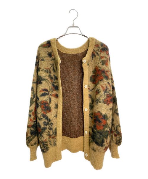 Ameri（アメリ）Ameri (アメリ) STUDIOUS (ステュディオス) モヘアカーディガン ブラウン サイズ:Fの古着・服飾アイテム