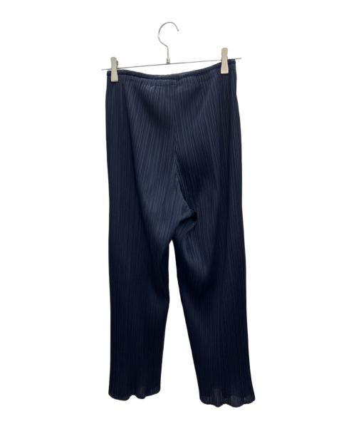 PLEATS PLEASE（プリーツプリーズ）PLEATS PLEASE (プリーツプリーズ) プリーツパンツ ネイビー サイズ:4の古着・服飾アイテム