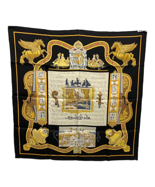 HERMES（エルメス）HERMES (エルメス) スカーフ ブラックの古着・服飾アイテム