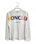MONCLERモンクレール）の古着「長袖カットソー」｜ホワイト
