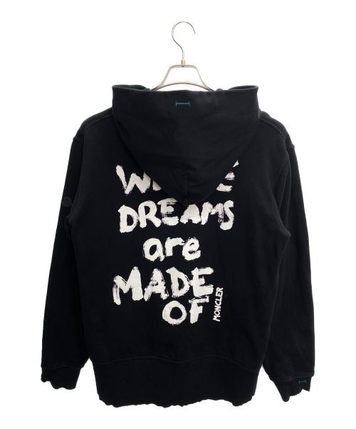 MONCLER（モンクレール）MONCLER (モンクレール) ALICIA KEYS (アリシアキーズ) プルオーバーパーカー ブラック サイズ:Mの古着・服飾アイテム