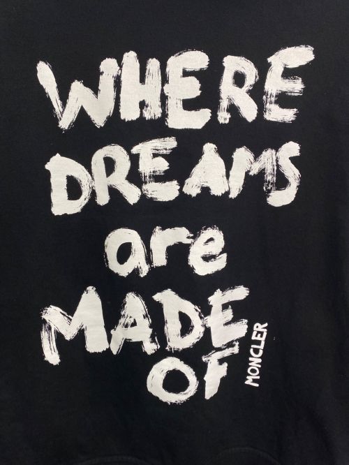 MONCLER（モンクレール）MONCLER (モンクレール) ALICIA KEYS (アリシアキーズ) プルオーバーパーカー ブラック サイズ:Mの古着・服飾アイテム