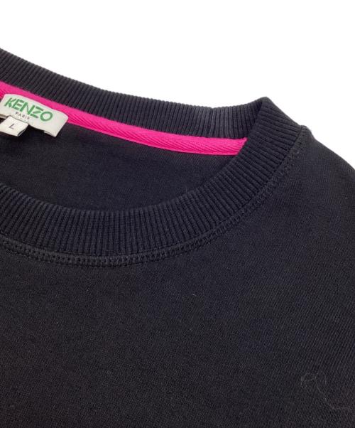 KENZO（ケンゾー）KENZO (ケンゾー) 刺繍スウェット ブラック サイズ:Lの古着・服飾アイテム
