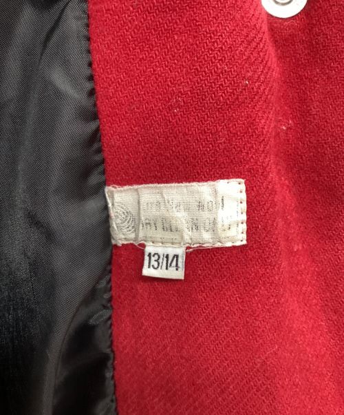 INTERNATIONAL SCENE（インターナショナルシーン）INTERNATIONAL SCENE (インターナショナルシーン) パッチワークデザインジャケット レッド サイズ:13/14の古着・服飾アイテム