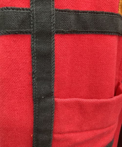 INTERNATIONAL SCENE（インターナショナルシーン）INTERNATIONAL SCENE (インターナショナルシーン) パッチワークデザインジャケット レッド サイズ:13/14の古着・服飾アイテム