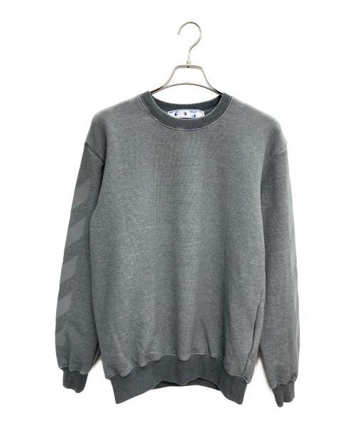 OFFWHITE（オフホワイト）OFFWHITE (オフホワイト) スウェット グレー サイズ:Sの古着・服飾アイテム