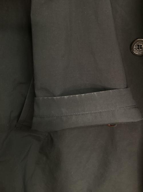 MONCLER（モンクレール）MONCLER (モンクレール) トレンチコート ブラック サイズ:1の古着・服飾アイテム