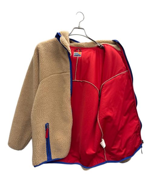 STANDARD CALIFORNIA（スタンダードカリフォルニア）STANDARD CALIFORNIA (スタンダードカリフォルニア) フリースジャケット ブルー×ブラウン サイズ:Lの古着・服飾アイテム