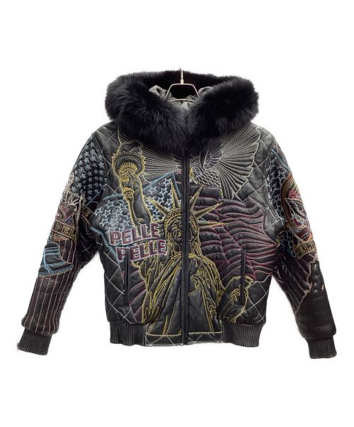 pellepelle（ペレペレ）pellepelle (ペレペレ) レザージャケット ブラック サイズ:12の古着・服飾アイテム