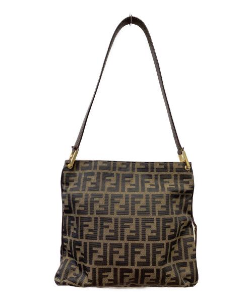 FENDI（フェンディ）FENDI (フェンディ) セミショルダーバッグ ブラウンの古着・服飾アイテム