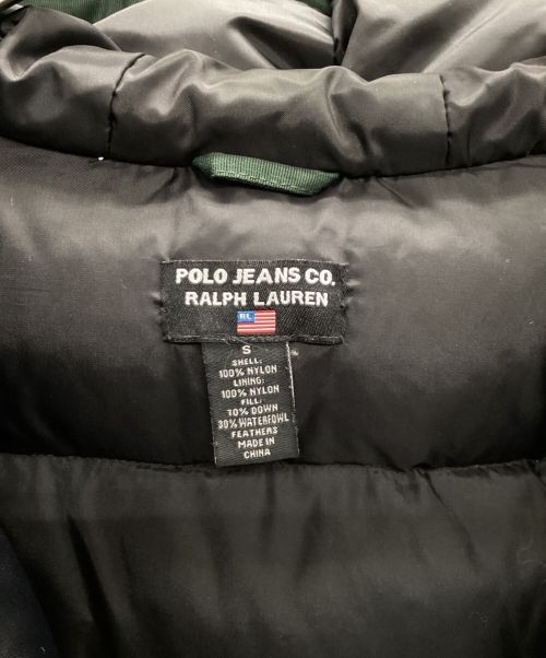 POLO JEANS CO.（ポロジーンズカンパニー）POLO JEANS CO. (ポロジーンズカンパニー) ダウンジャケット グリーン サイズ:Sの古着・服飾アイテム