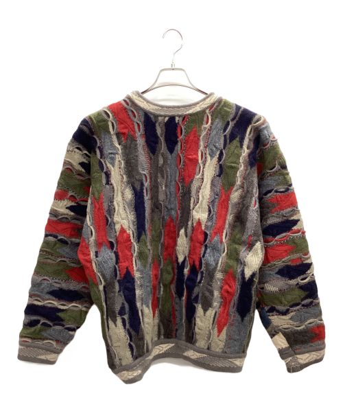 Coogi（クージー）Coogi (クージー) 3Dニット マルチカラー サイズ:Lの古着・服飾アイテム