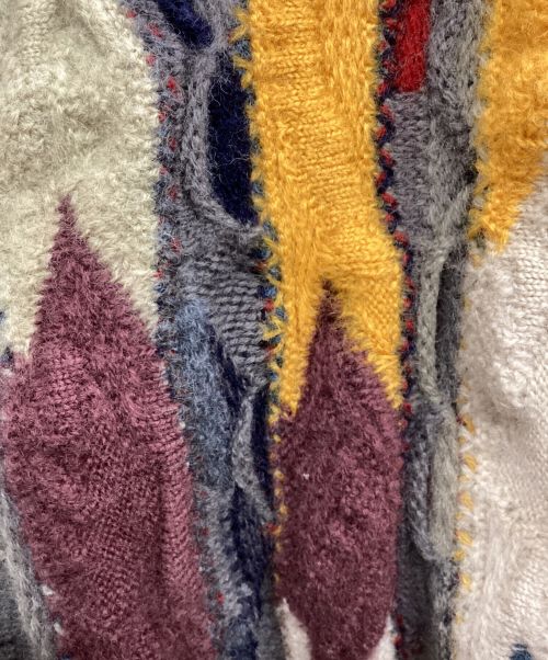 Coogi（クージー）Coogi (クージー) 3Dニット マルチカラー サイズ:Lの古着・服飾アイテム