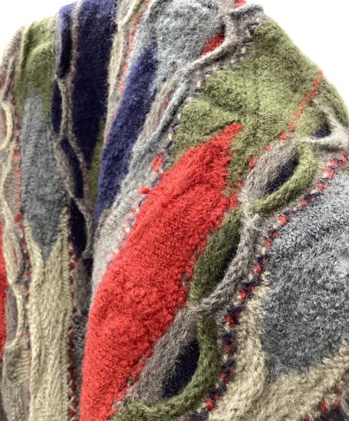 Coogi（クージー）Coogi (クージー) 3Dニット マルチカラー サイズ:Lの古着・服飾アイテム