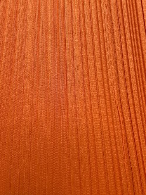 PLEATS PLEASE（プリーツプリーズ）PLEATS PLEASE (プリーツプリーズ) プリーツパンツ オレンジ サイズ:3の古着・服飾アイテム