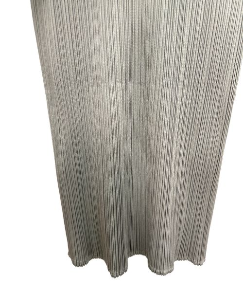 PLEATS PLEASE（プリーツプリーズ）PLEATS PLEASE (プリーツプリーズ) ノースリーブワンピース グレー サイズ:3の古着・服飾アイテム