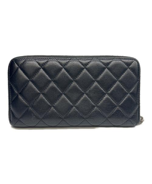 CHANEL（シャネル）CHANEL (シャネル) 長財布 ブラックの古着・服飾アイテム