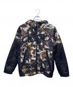 Canterburyカンタベリー）の古着「クイーンズインサレーションジャケット」｜ブラック×ベージュ