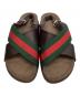 中古・古着 GUCCI (グッチ) サンダル ブラウン サイズ:8：18000円