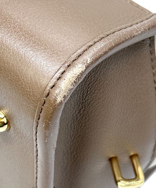 LOEWE（ロエベ）LOEWE (ロエベ) ハンドバッグ アマソナ28 トリコロール ベージュの古着・服飾アイテム