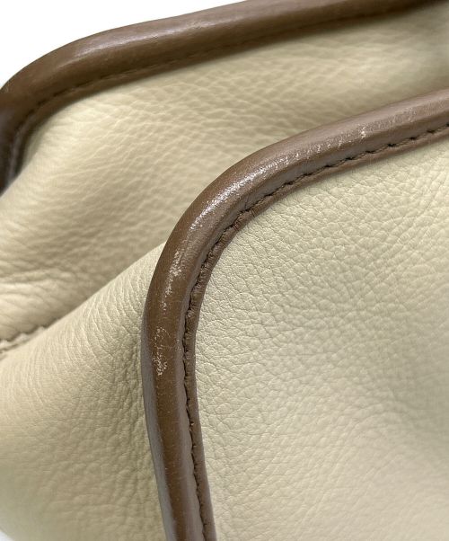 LOEWE（ロエベ）LOEWE (ロエベ) ハンドバッグ アマソナ28 トリコロール ベージュの古着・服飾アイテム