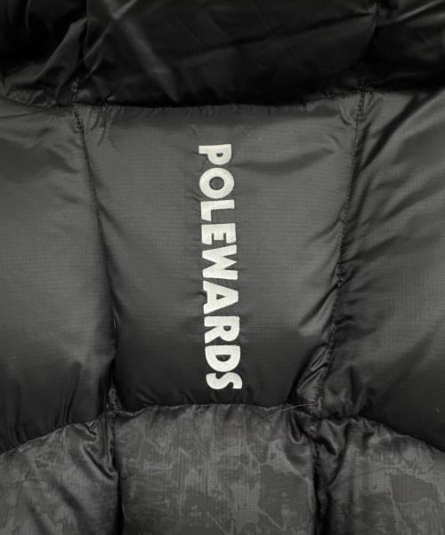 POLEWARDS（ポールワーズ）POLEWARDS (ポールワーズ) ダウンジャケット ブラック×グレー サイズ: Lの古着・服飾アイテム