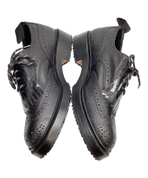 Tricker's（トリッカーズ）Tricker's (トリッカーズ) D-VEC (ディーベック) TWO TONE DERBY BROGUE ブラック サイズ:8‐5の古着・服飾アイテム