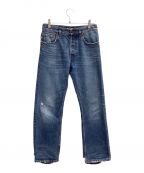 BALENCIAGAバレンシアガ）の古着「ダメージ加工デニムパンツ」｜インディゴ