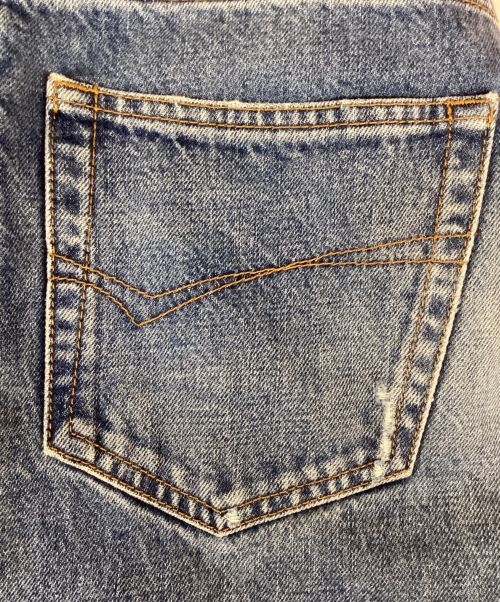 BALENCIAGA（バレンシアガ）BALENCIAGA (バレンシアガ) ダメージ加工デニムパンツ インディゴ サイズ:29の古着・服飾アイテム