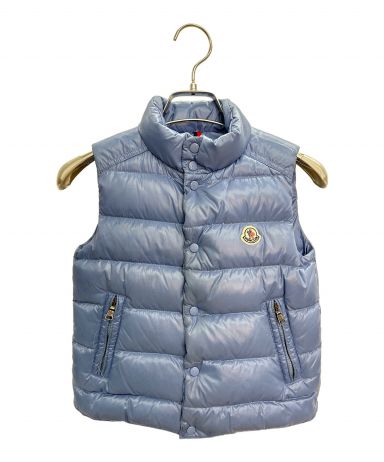 中古・古着通販】MONCLER (モンクレール) ダウンベスト ブルー サイズ