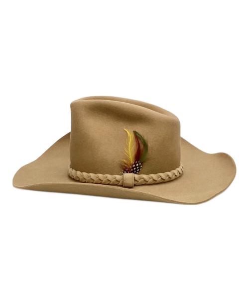 STETSON（ステットソン）STETSON (ステットソン) ウエスタンビーバーフェルトハット ブラウン サイズ:7 1/4の古着・服飾アイテム