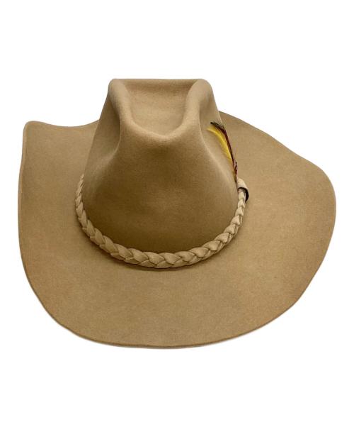STETSON（ステットソン）STETSON (ステットソン) ウエスタンビーバーフェルトハット ブラウン サイズ:7 1/4の古着・服飾アイテム