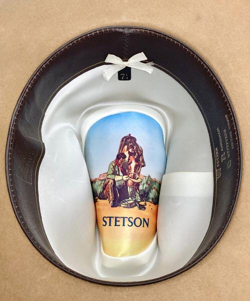 STETSON（ステットソン）STETSON (ステットソン) ウエスタンビーバーフェルトハット ブラウン サイズ:7 1/4の古着・服飾アイテム