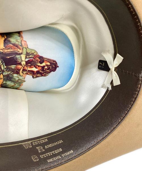 STETSON（ステットソン）STETSON (ステットソン) ウエスタンビーバーフェルトハット ブラウン サイズ:7 1/4の古着・服飾アイテム