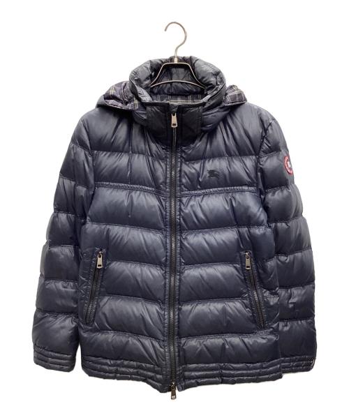 BURBERRY BLACK LABEL（バーバリーブラックレーベル）BURBERRY BLACK LABEL (バーバリーブラックレーベル) ダウンジャケット ネイビー サイズ:Mの古着・服飾アイテム