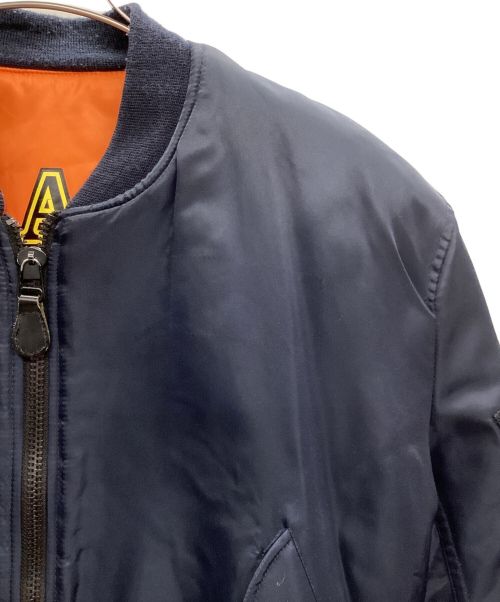 biohazard（バイオハザード）biohazard (バイオハザード) MA-1ジャケット ネイビー×オレンジ サイズ:38の古着・服飾アイテム