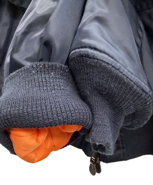 biohazard（バイオハザード）biohazard (バイオハザード) MA-1ジャケット ネイビー×オレンジ サイズ:38の古着・服飾アイテム