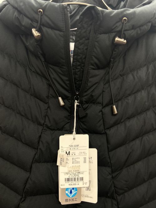 FILA GOLF（フィラゴルフ）FILA GOLF (フィラゴルフ) ダウンコート 未使用品 ブラック サイズ:M 未使用品の古着・服飾アイテム