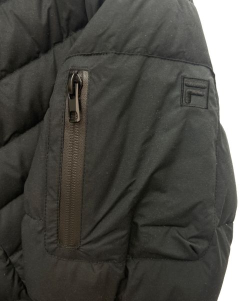 FILA GOLF（フィラゴルフ）FILA GOLF (フィラゴルフ) ダウンコート 未使用品 ブラック サイズ:M 未使用品の古着・服飾アイテム