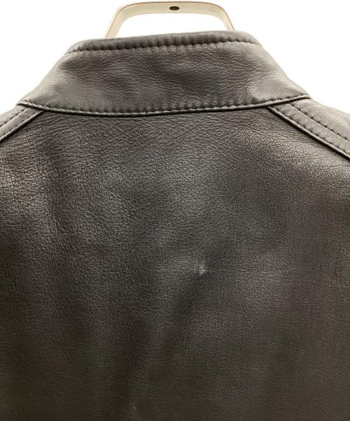 DIESEL（ディーゼル）DIESEL (ディーゼル) シングルライダースジャケット ブラック サイズ:Mの古着・服飾アイテム