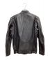 DIESEL (ディーゼル) シングルライダースジャケット ブラック サイズ:M：26000円