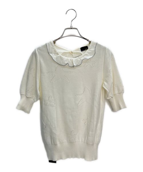 FENDI（フェンディ）FENDI (フェンディ) ニット ベージュ サイズ:40の古着・服飾アイテム