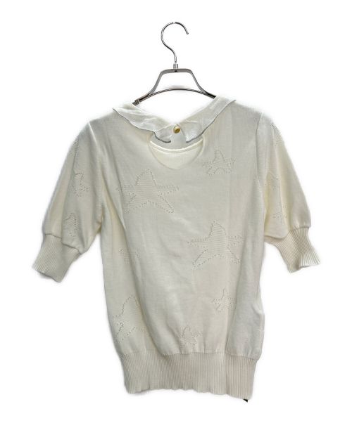 FENDI（フェンディ）FENDI (フェンディ) ニット ベージュ サイズ:40の古着・服飾アイテム