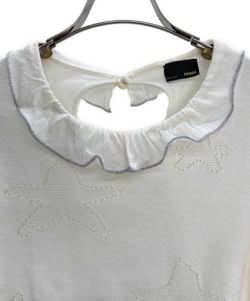 FENDI（フェンディ）FENDI (フェンディ) ニット ベージュ サイズ:40の古着・服飾アイテム