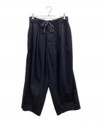 is-nessイズネス）の古着「バルーンイージーパンツ」｜ネイビー