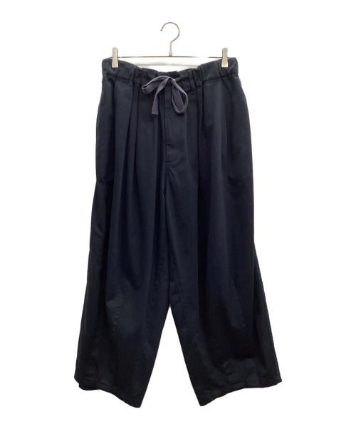 is-ness（イズネス）is-ness (イズネス) バルーンイージーパンツ ネイビー サイズ:FREEの古着・服飾アイテム