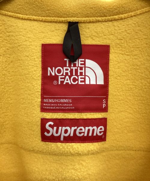 SUPREME（シュプリーム）Supreme (シュプリーム) THE NORTH FACE (ザ ノース フェイス) Denali Fleece Jacket イエロー×ブラック サイズ:Sの古着・服飾アイテム
