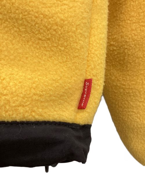 SUPREME（シュプリーム）Supreme (シュプリーム) THE NORTH FACE (ザ ノース フェイス) Denali Fleece Jacket イエロー×ブラック サイズ:Sの古着・服飾アイテム